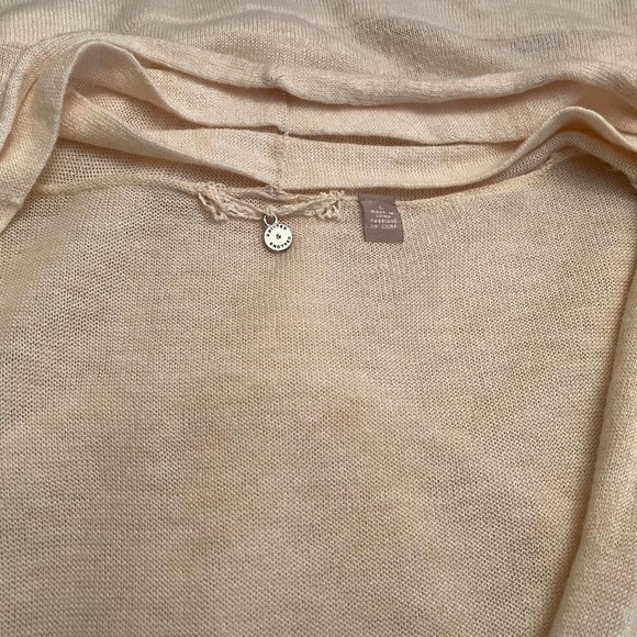 Anthropologie KNITTED & KNOTTED Lightweight Long Sweater Size L Stretch Tunic - Picture 8 of 11